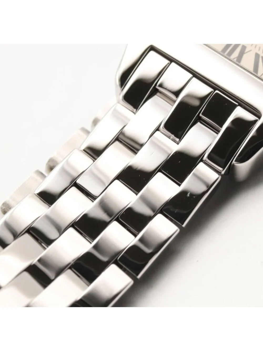 Cartier Watch Santos Demoiselle SM Ivory Stainless Steel